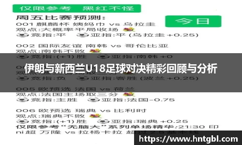 伊朗与新西兰U18足球对决精彩回顾与分析